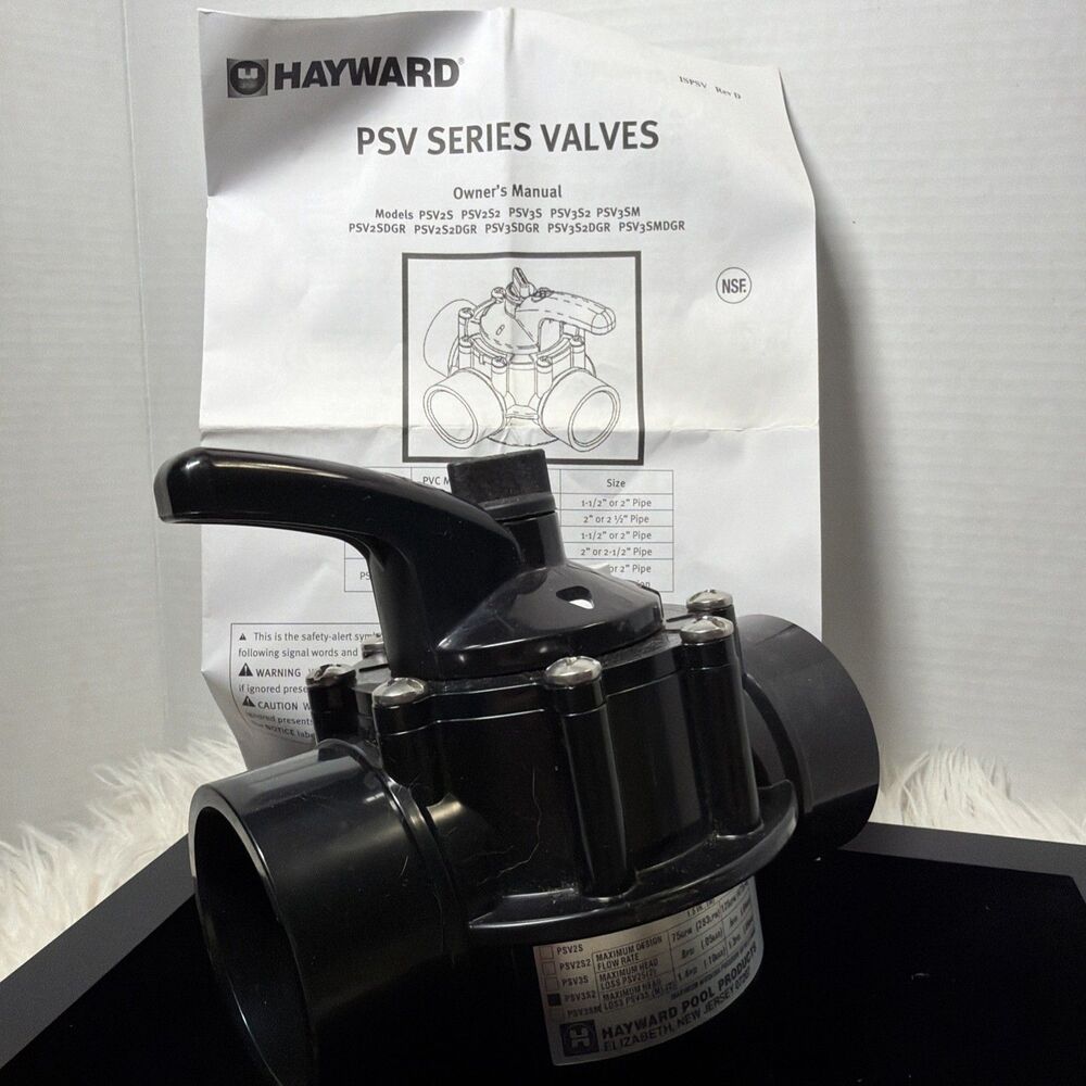 Hayward PSV2S2 Swimming Pool 2-Port 2in. x 2-1/2in. CPVC Diverter Valve